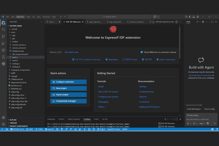 Project Setup Development 
